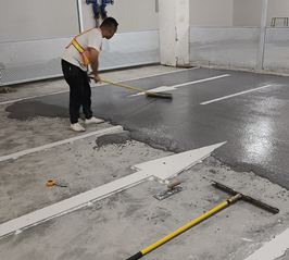 车道专用无机磨石